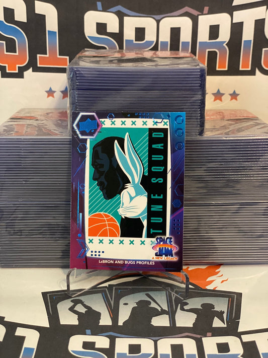 2021 Upper Deck Space Jam (Blue, Tune Squad) LeBron James #43