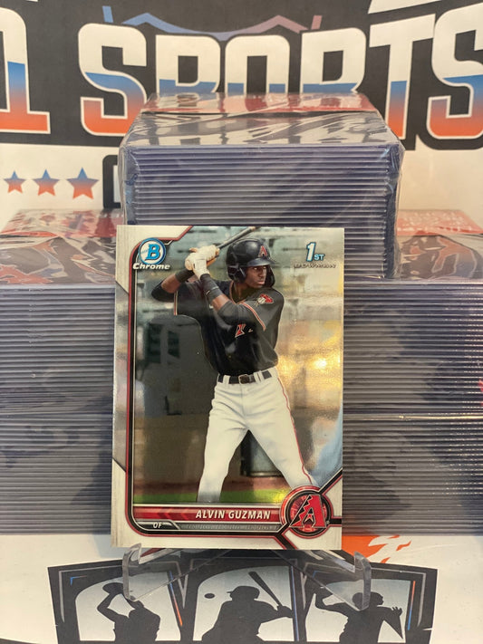 2022 Bowman Chrome Prospects (1st Bowman) Alvin Guzman #BP-18