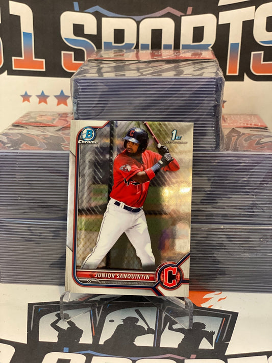 2022 Bowman Chrome Prospects (1st Bowman) Junior Sanquintin #bcp-80