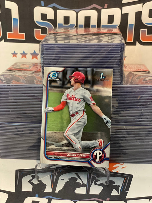 2022 Bowman Chrome Prospects (1st Bowman) Logan Cerny #BCP-120