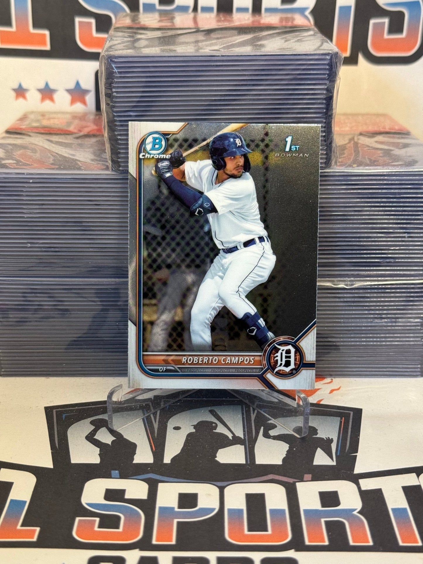 2022 Bowman Chrome Prospects (1st Bowman) Robert Campos #BCP-14