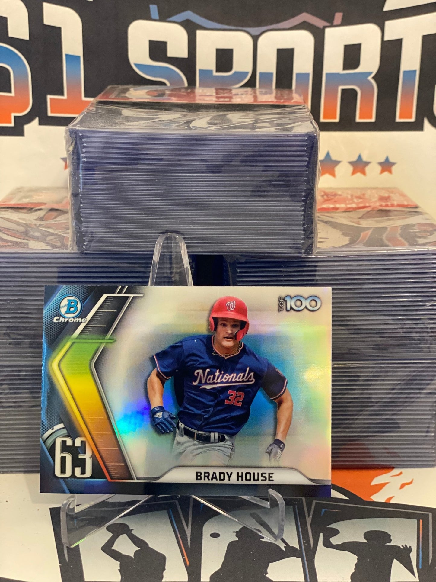 2022 Bowman Chrome (Top 100) Brady House #BTP-63