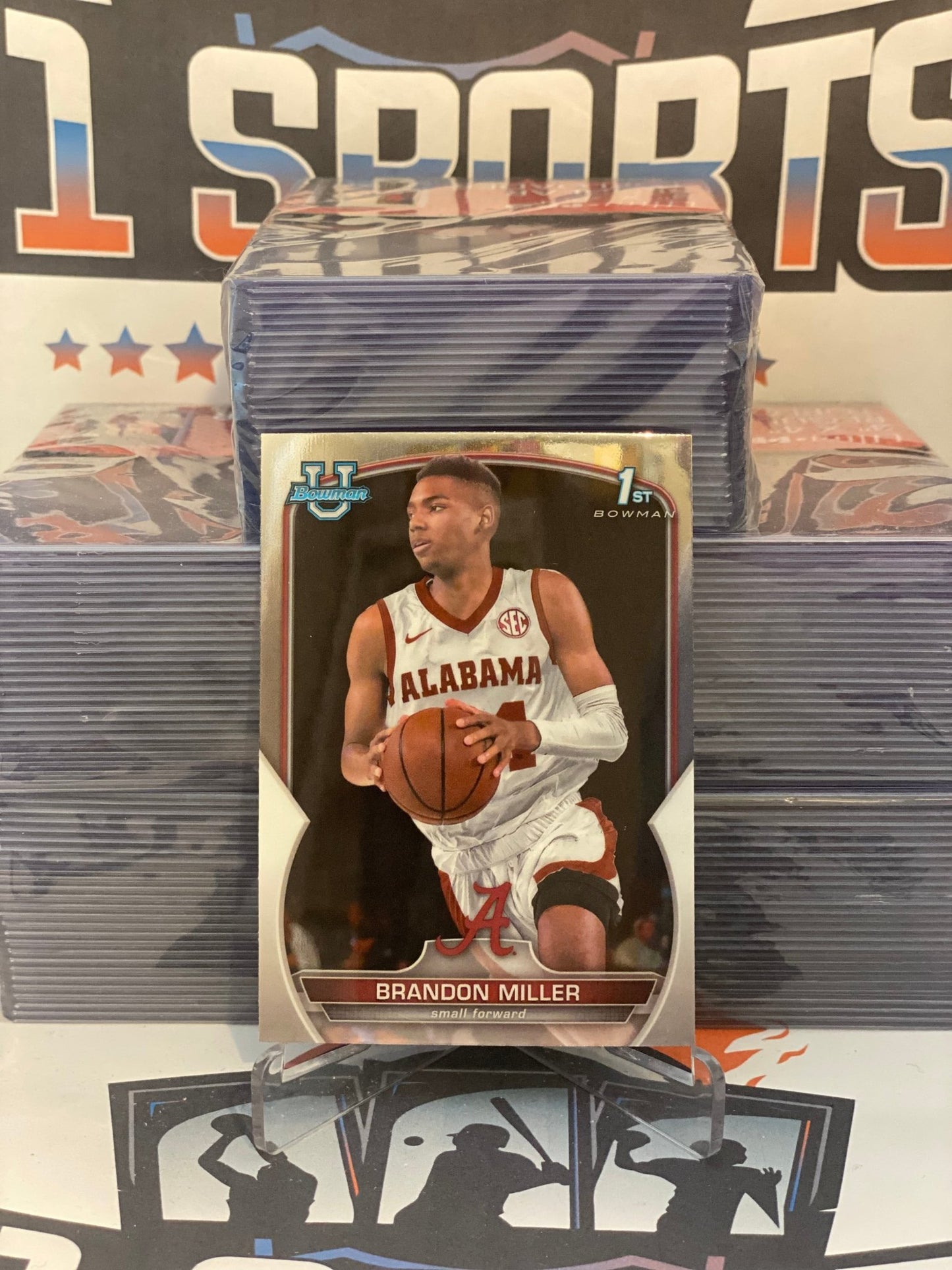 2022 Bowman Chrome University (1st Bowman) Brandon Miller #80