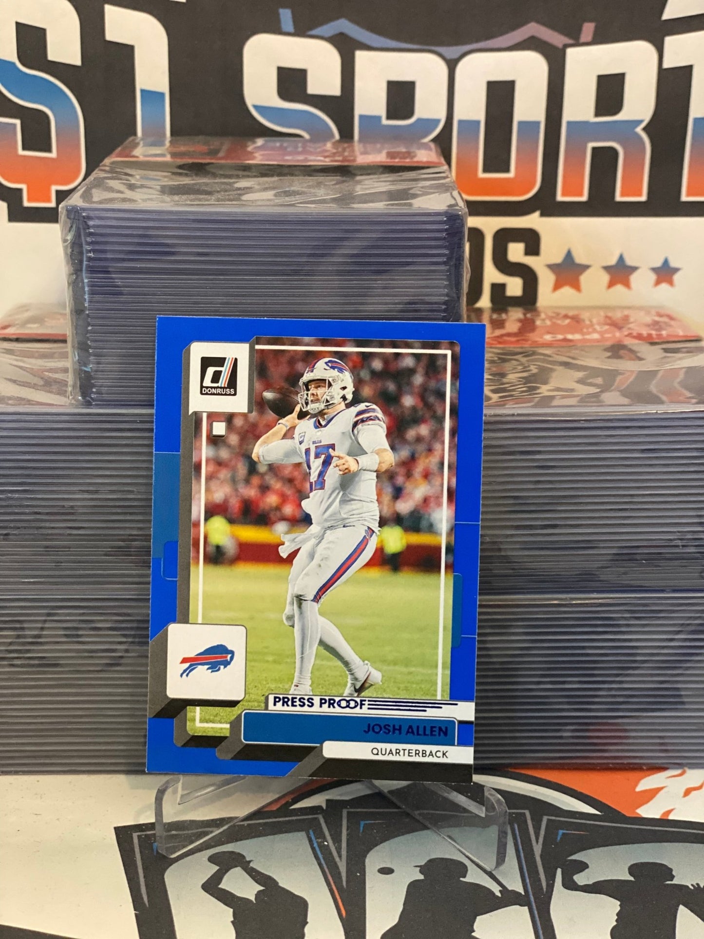 2022 Donruss (Blue Press Proof) Josh Allen #116