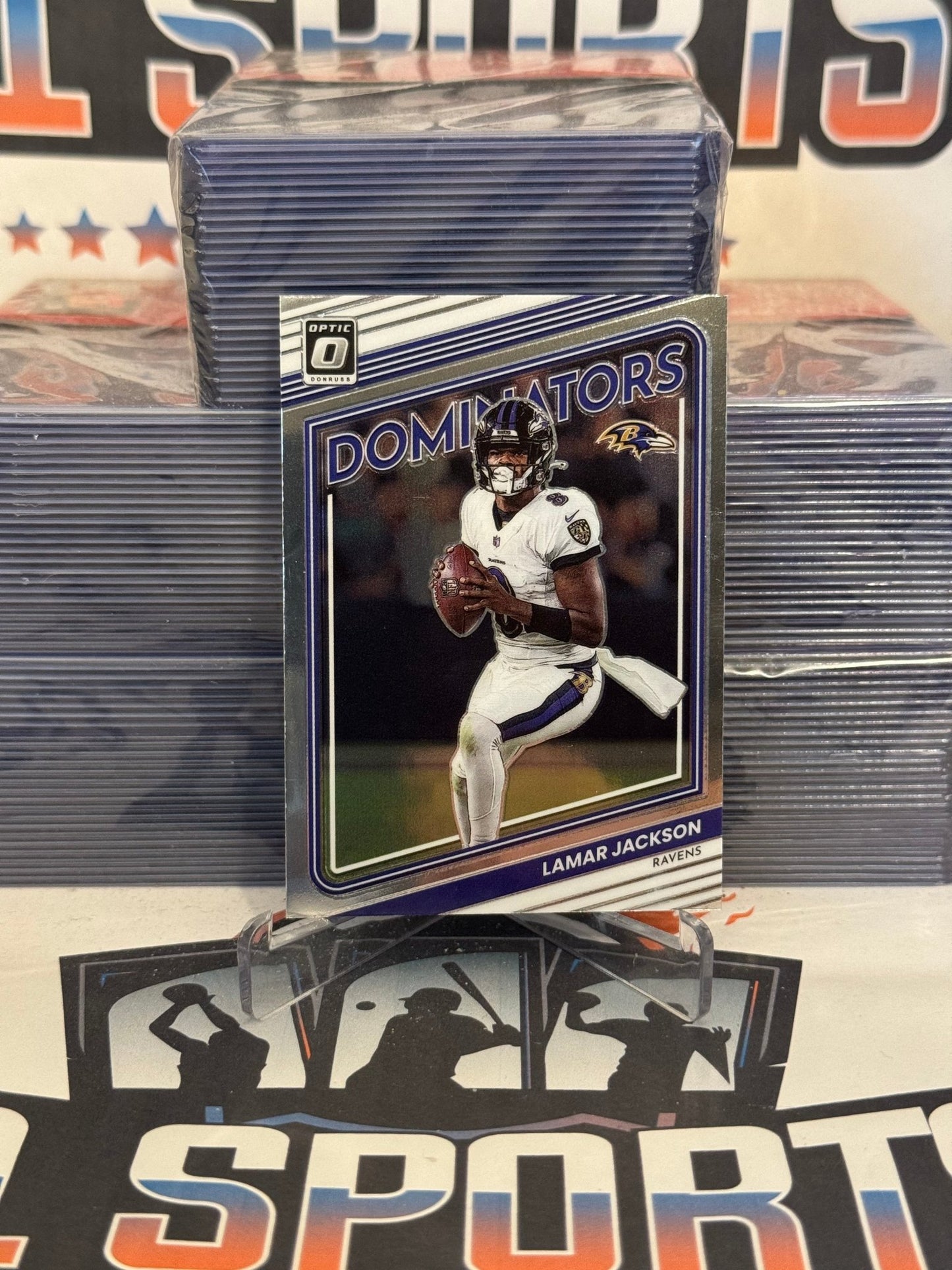 2022 Donruss Optic (Dominators) Lamar Jackson #D-2