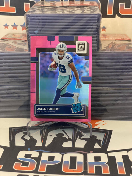 2022 Donruss Optic (Pink Prizm, Rated Rookie) Jalen Tolbert #231