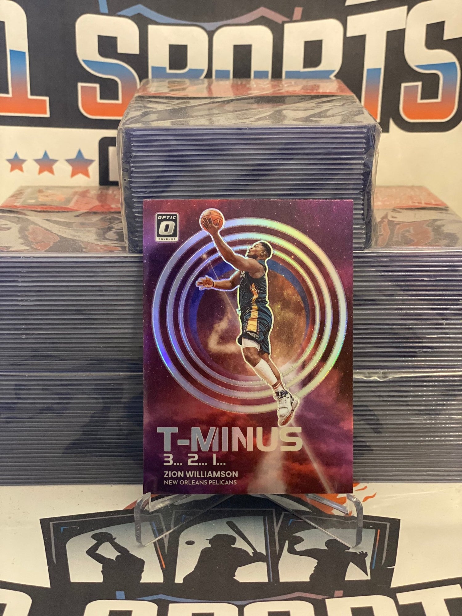 2022 Donruss Optic (T-Minus 3, 2, 1) Zion Williamson #14