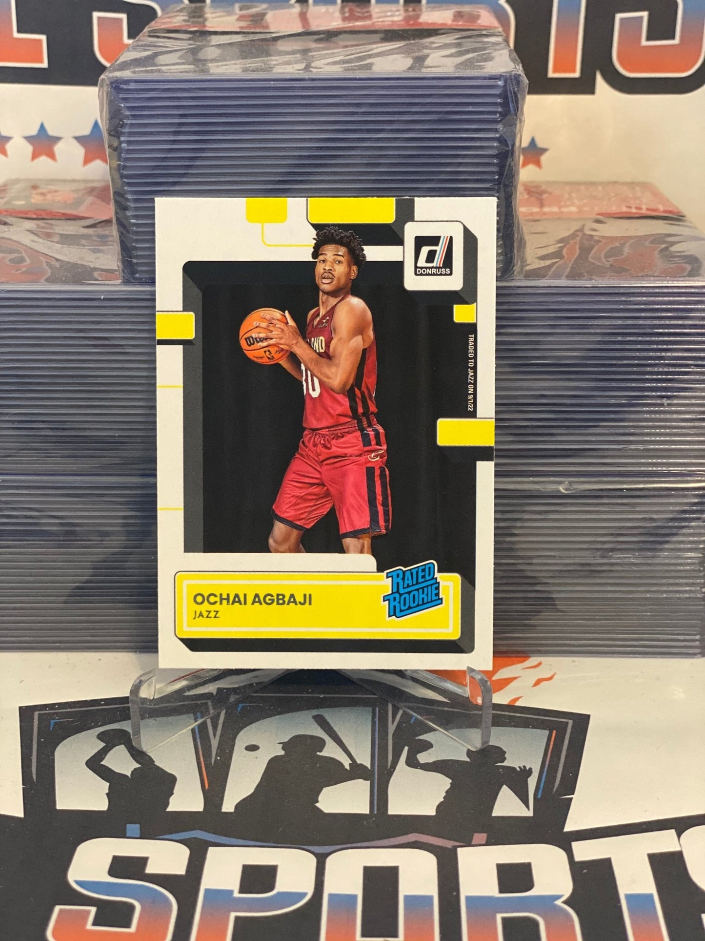 2022 Donruss (Rated Rookie) Ochai Agbaji #214