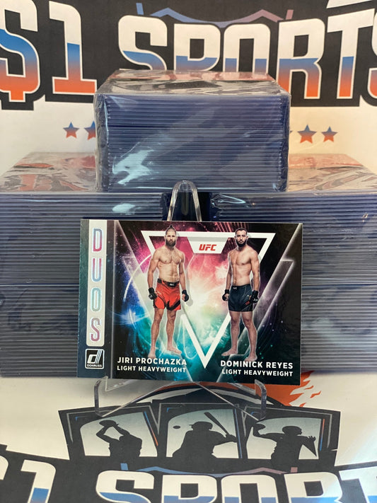 2022 Donruss UFC (Duos) Jiri Prochazka & Dominick Reyes #7