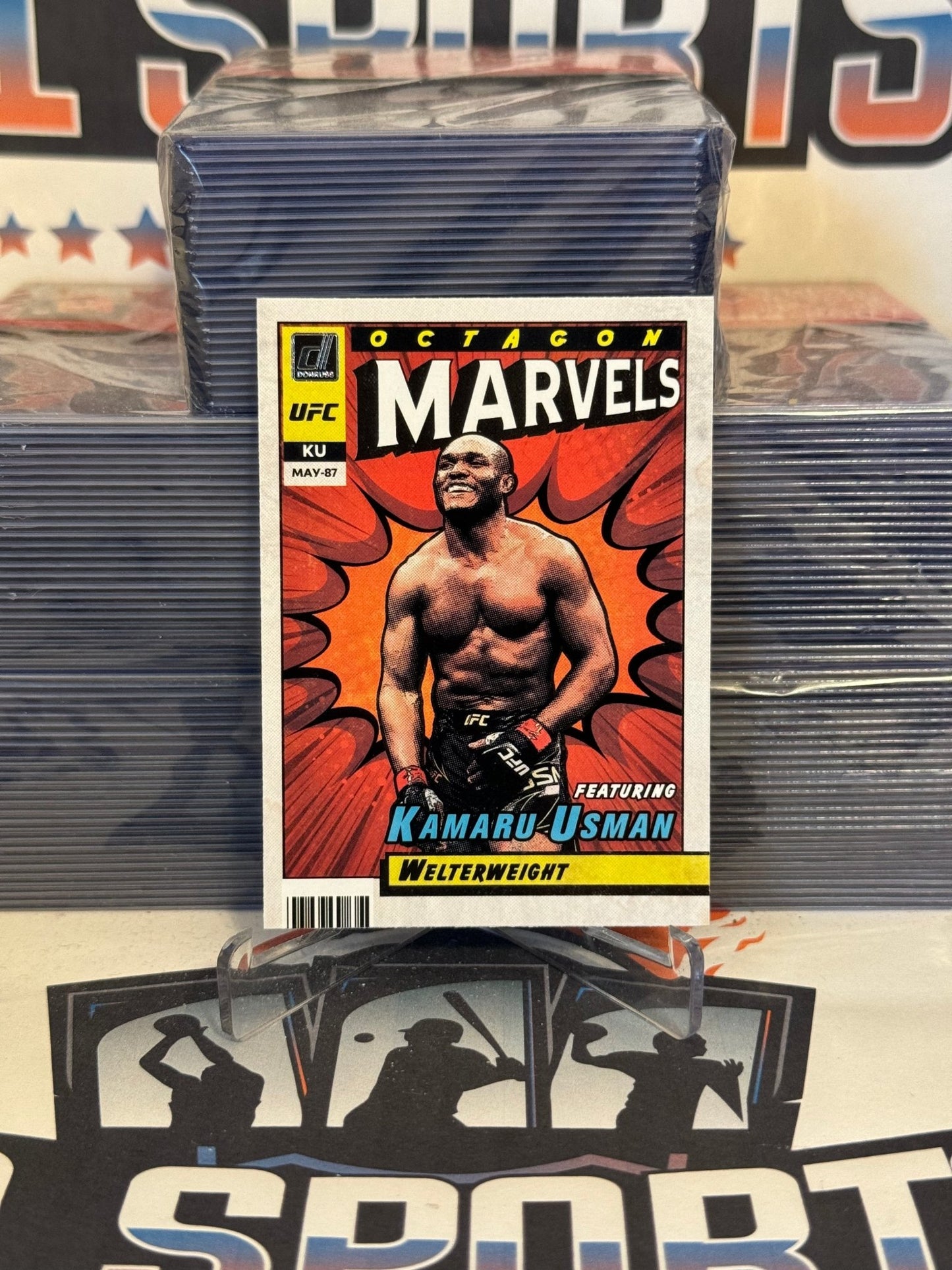 2022 Donruss UFC (Marvals) Kamaru Usman #12