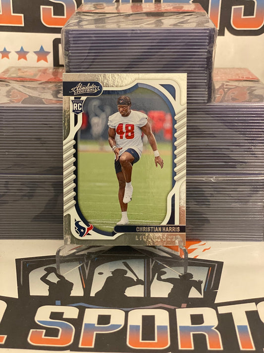 2022 Panini Absolute Christian Harris Rookie #154
