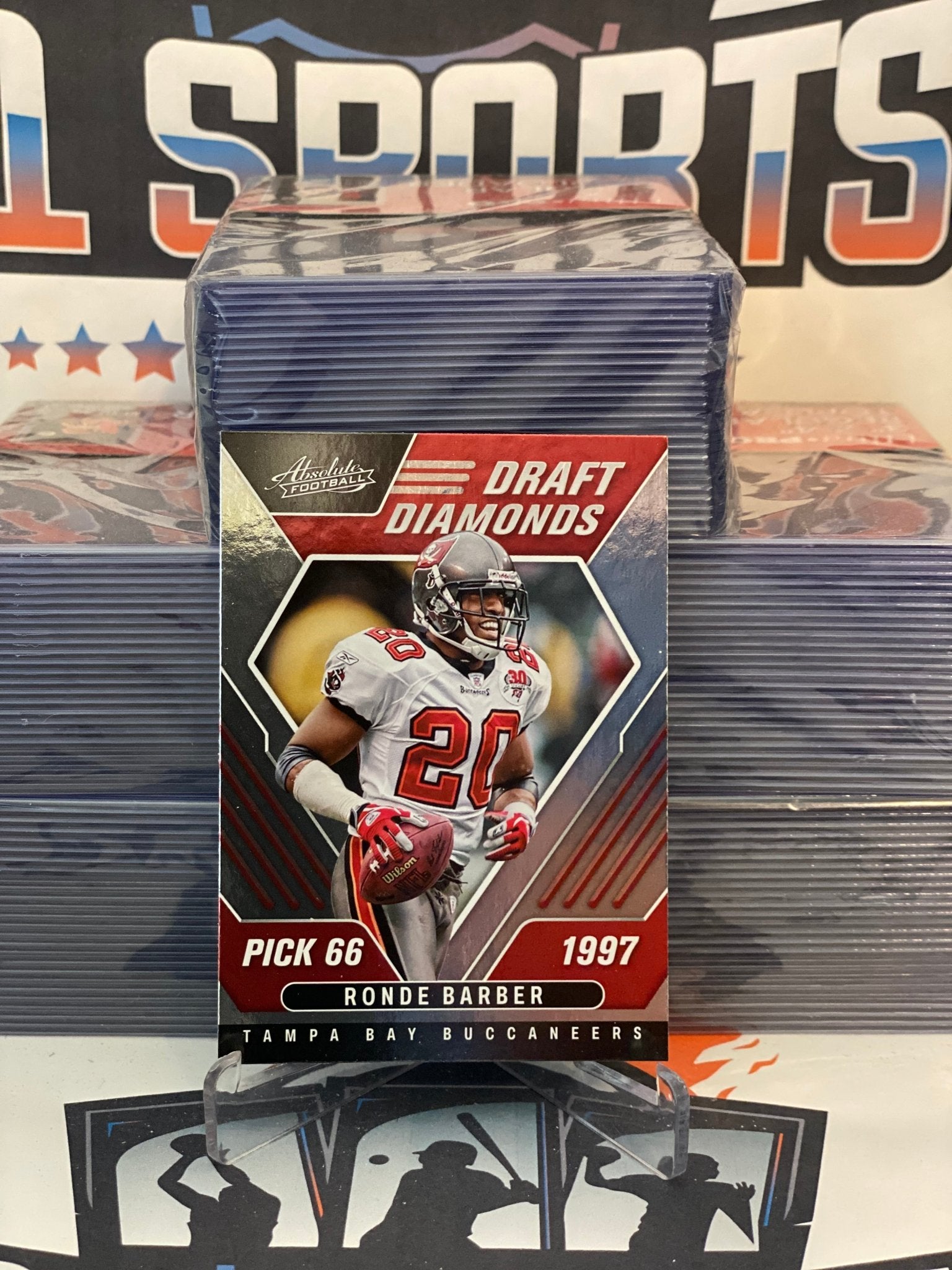 RONDE BARBER 2022 Absolute Football Draft Diamonds #DD-19 Tampa Bay  Buccaneers