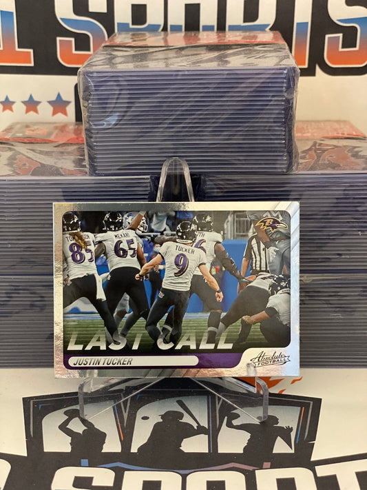 2022 Panini Absolute (Last Call) Justin Tucker #LC-10