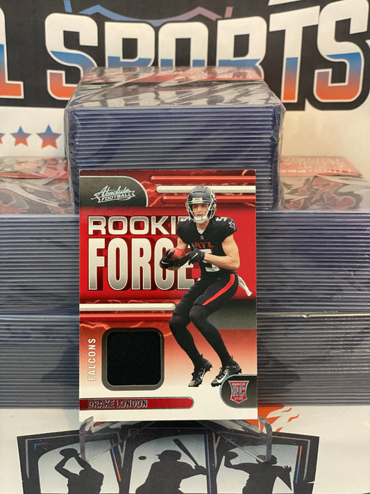 2022 Panini Absolute (Rookie Force Relic) Drake London #RF-7