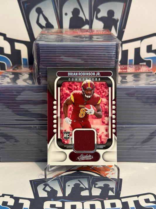 2022 Panini Absolute (Rookie Relic) Brian Robinson Jr. #ARM-27