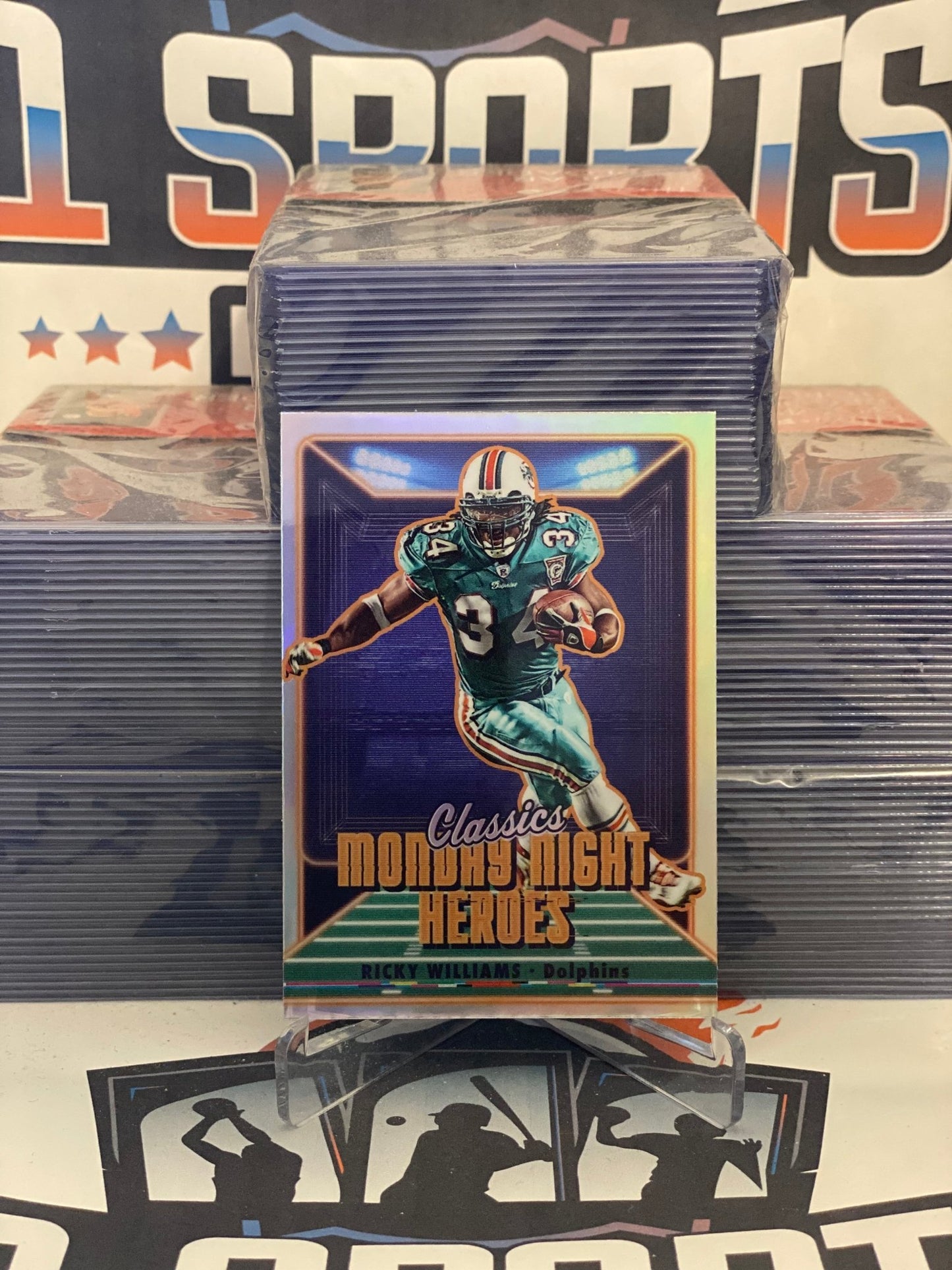 2022 Panini Classics (Monday Night Heroes) Ricky Williams #MN-8