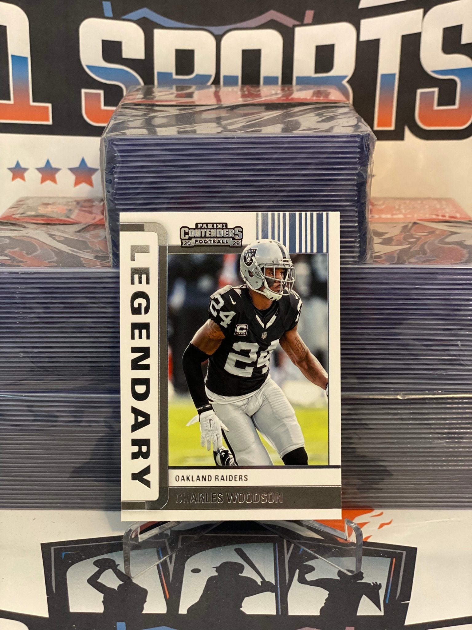 2022 Panini Contenders (Legaendry) Charles Woodson #LGD-CWO – $1