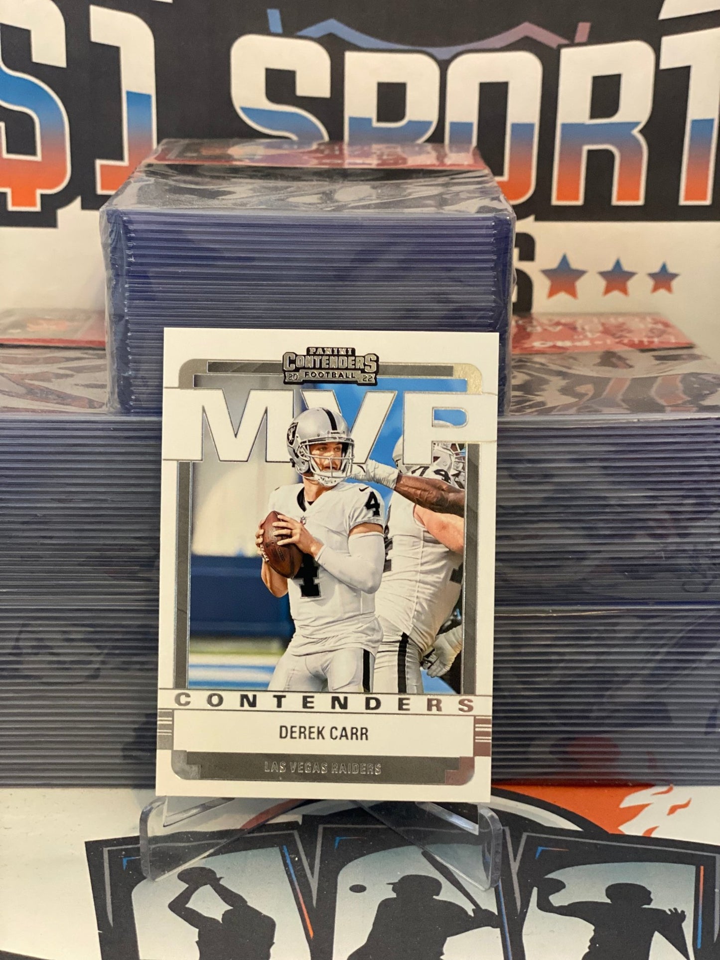 2022 Panini Contenders (MVP) Derek Carr #MVP-DCA