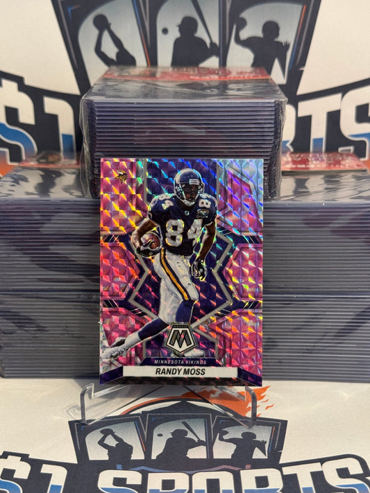 2022 Panini Mosaic (Pink Camo Prizm) Randy Moss #132