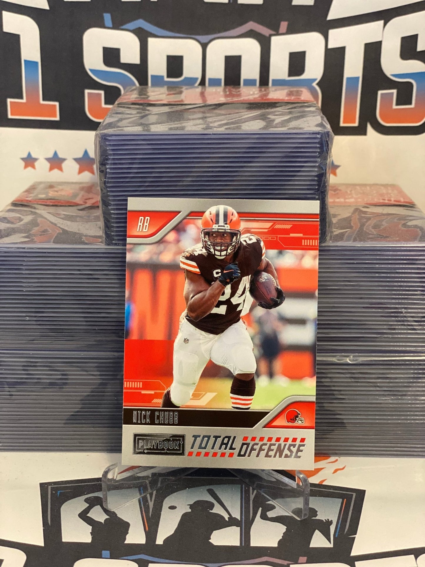 2022 Panini Playbook (Total Offense) Nick Chubb #TO-12