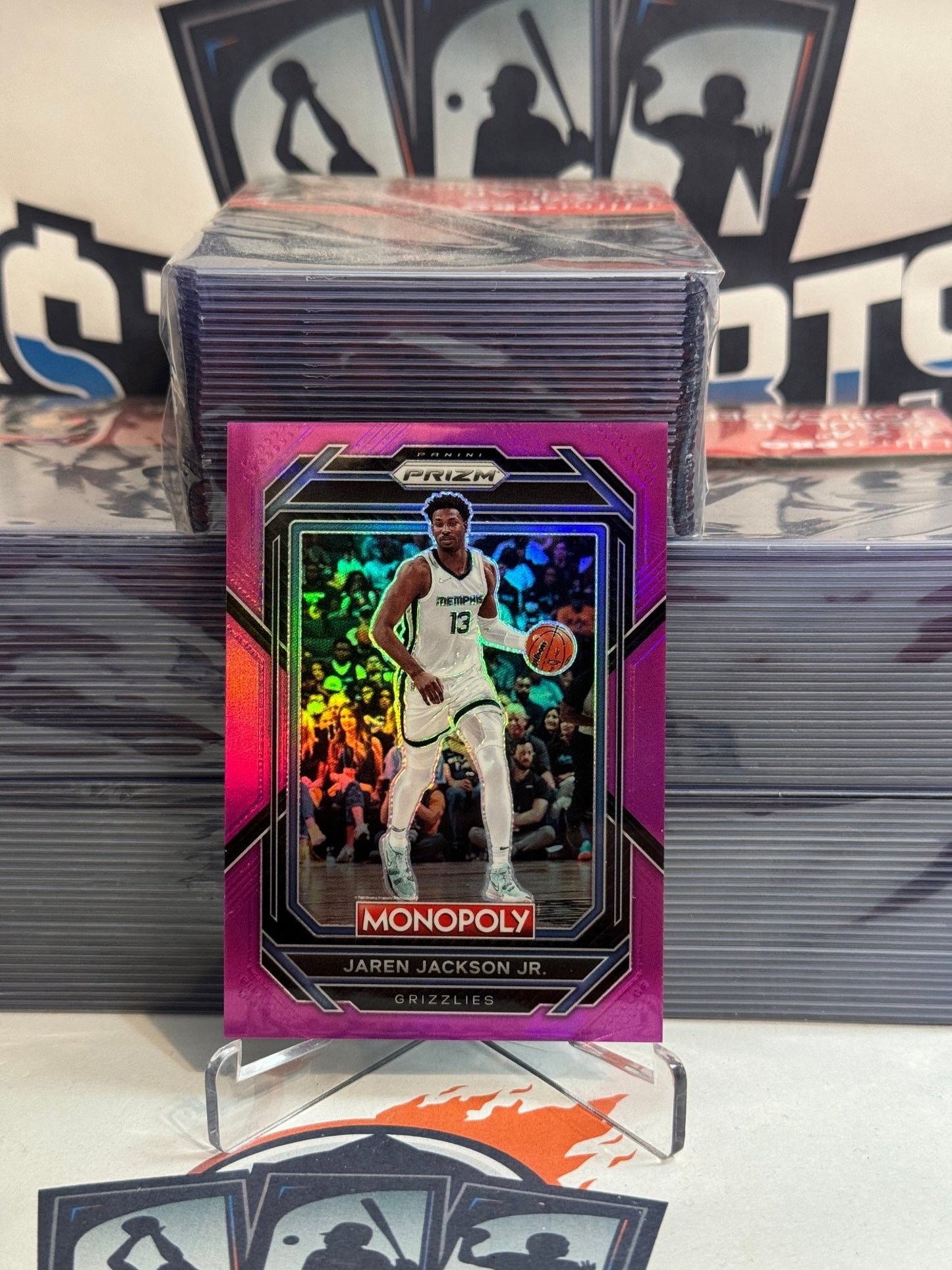 2022 Panini Prizm (Pink Prizm, Monopoly 22/149) Jaren Jackson Jr. #45