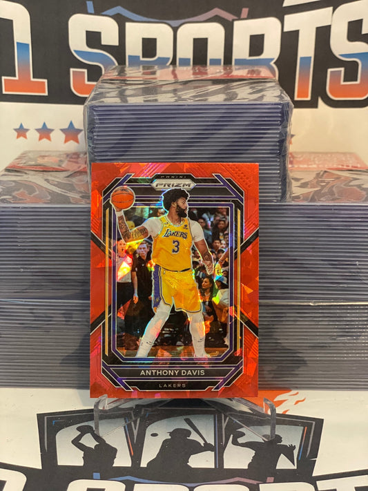 2022 Panini Prizm (Red Ice Prizm) Anthony Davis #122