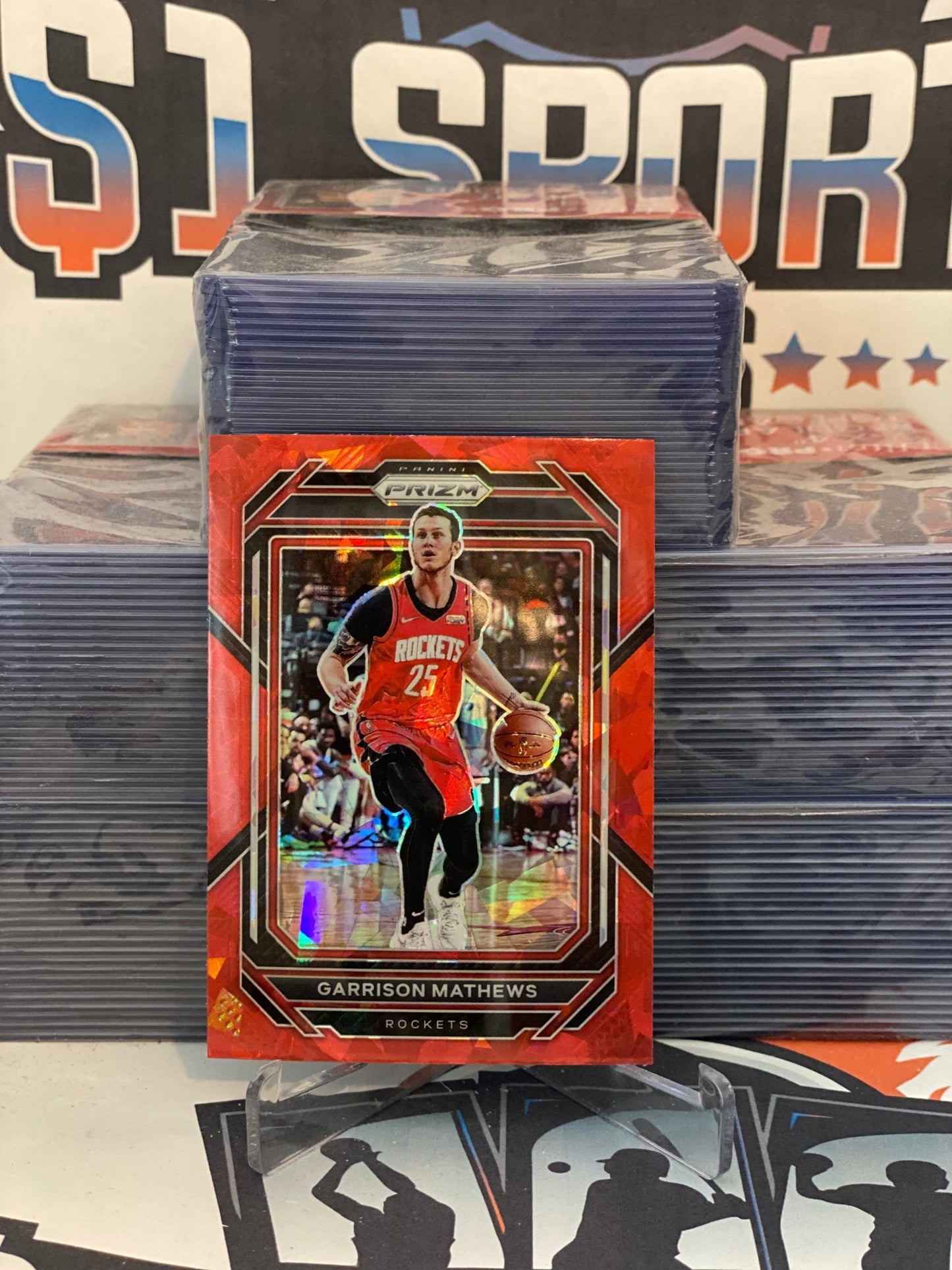 2022 Panini Prizm (Red Ice Prizm) Garrison Matthews #188