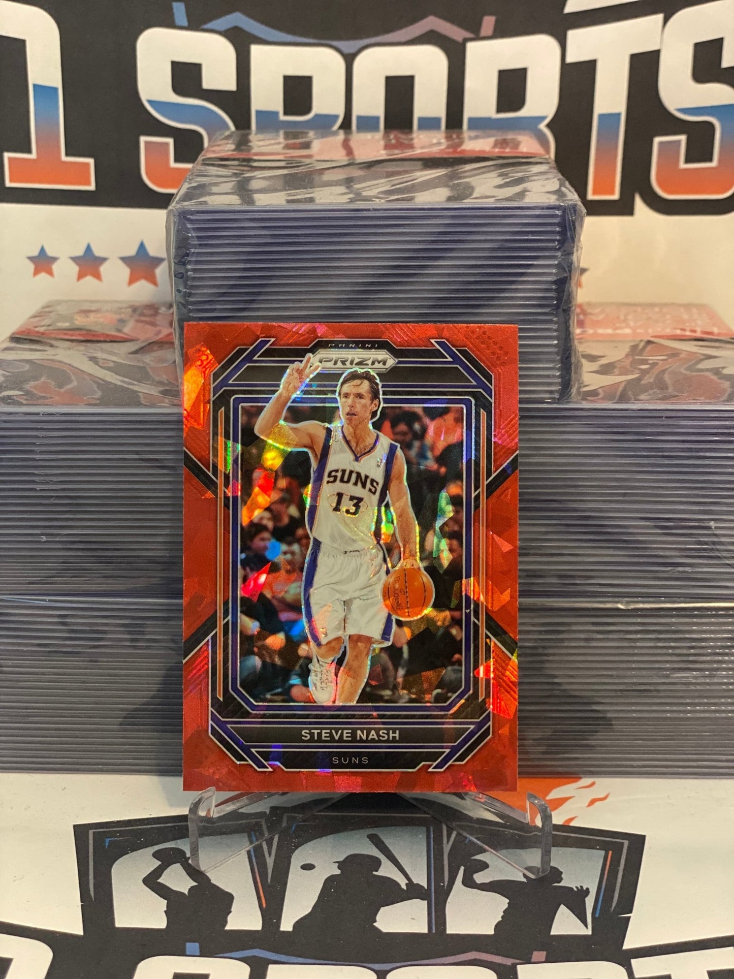 2022 Panini Prizm (Red Ice Prizm) Steve Nash #289