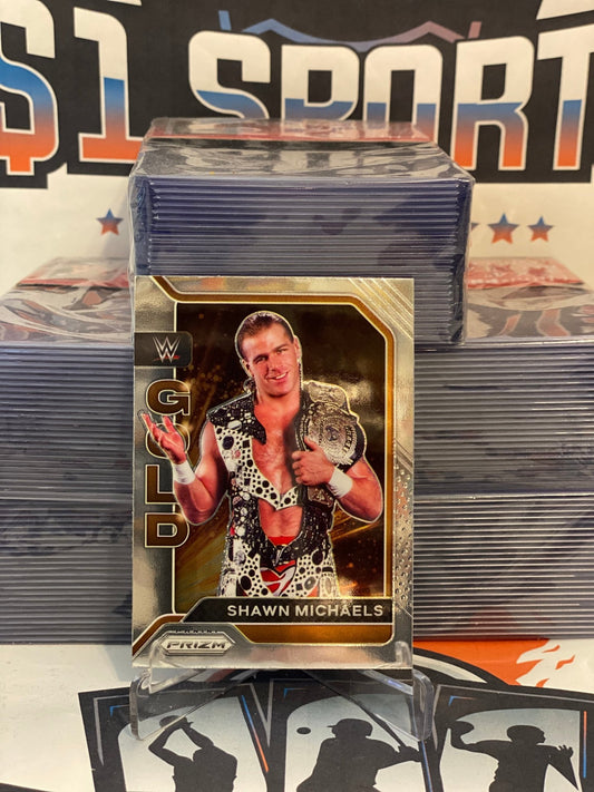 2022 Panini Prizm WWE (Gold) Shawn Michaels #19