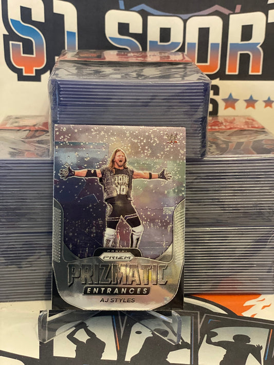 2022 Panini Prizm WWE (Prizmatic Entrances) AJ Styles #5