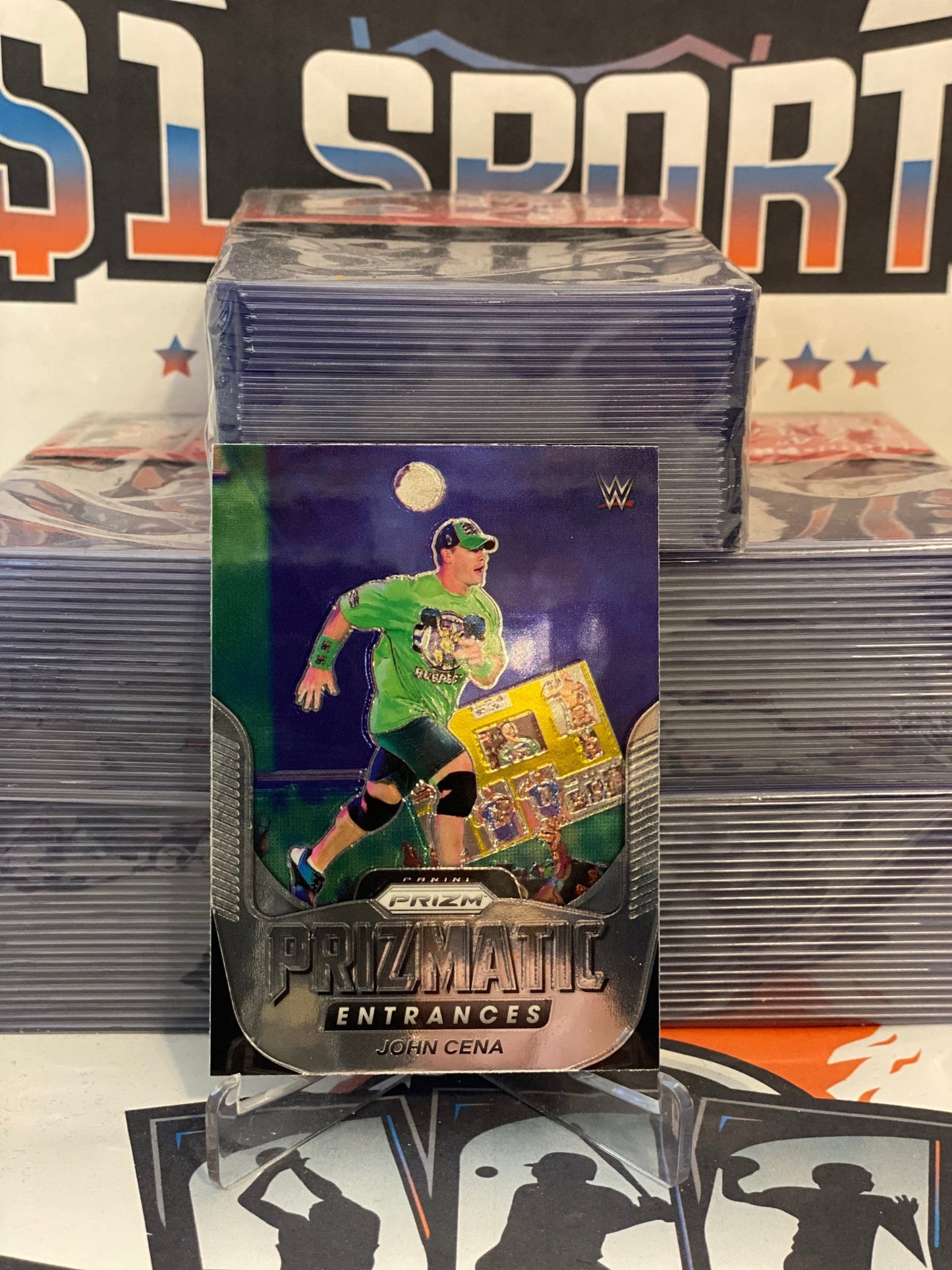 2022 Panini Prizm WWE (Prizmatic Entrances) John Cena #14