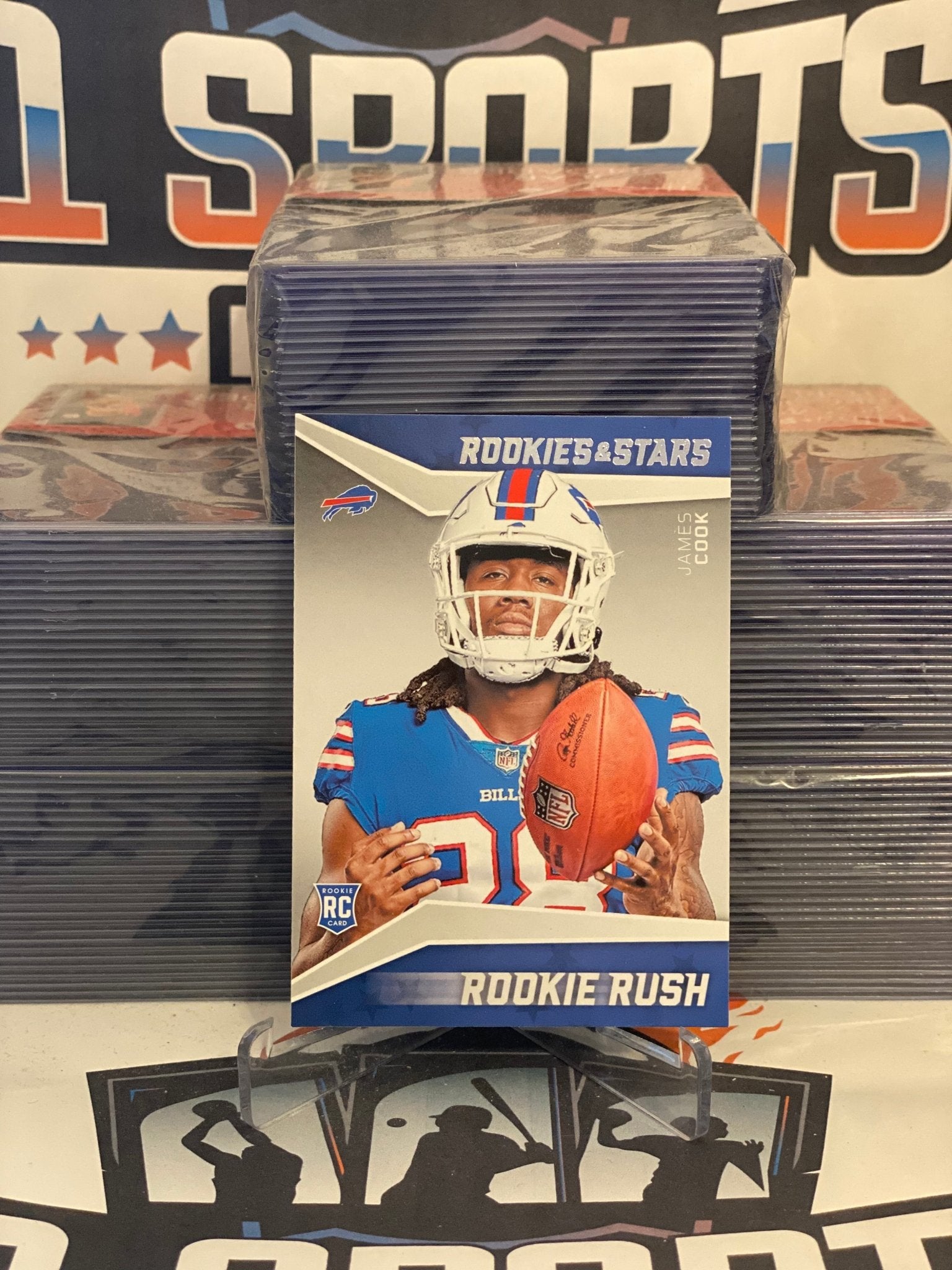 2022 Panini Rookies & Stars (Rookie Rush) James Cook #RR-14 – $1 Sports  Cards