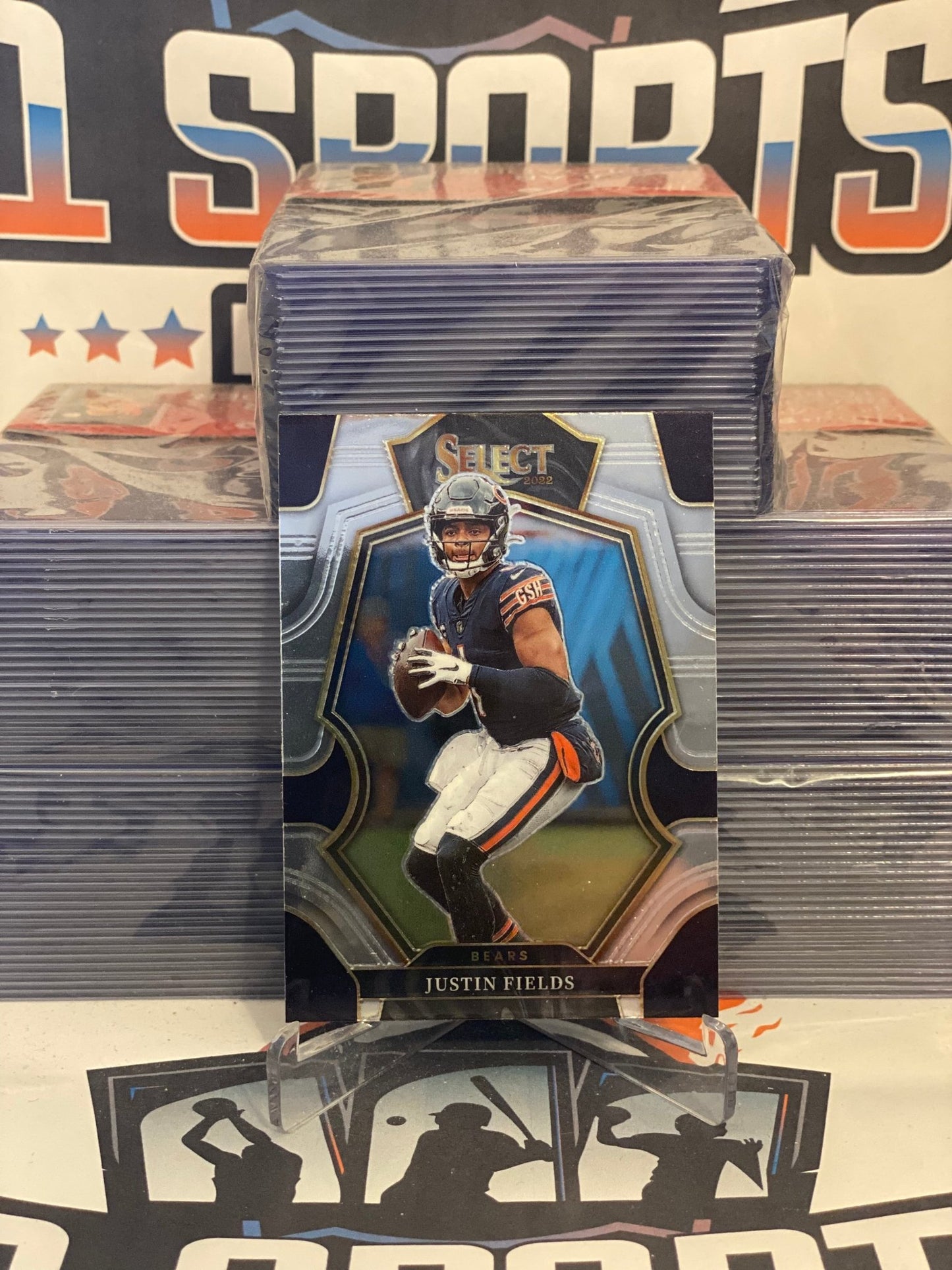 2022 Panini Select (2nd Year, Premier Level) Justin Fields #117