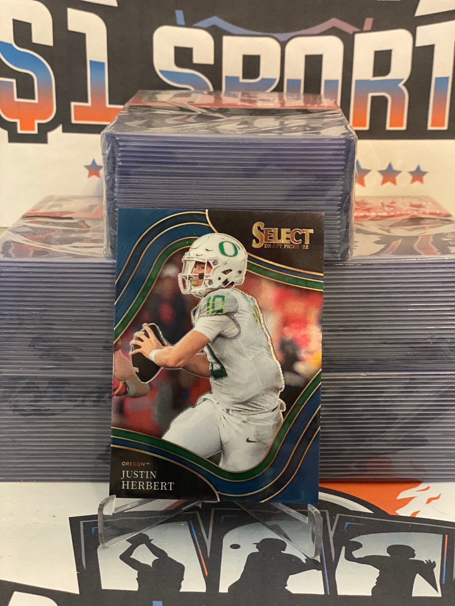 2022 Panini Select Draft Picks Justin Herbert #135