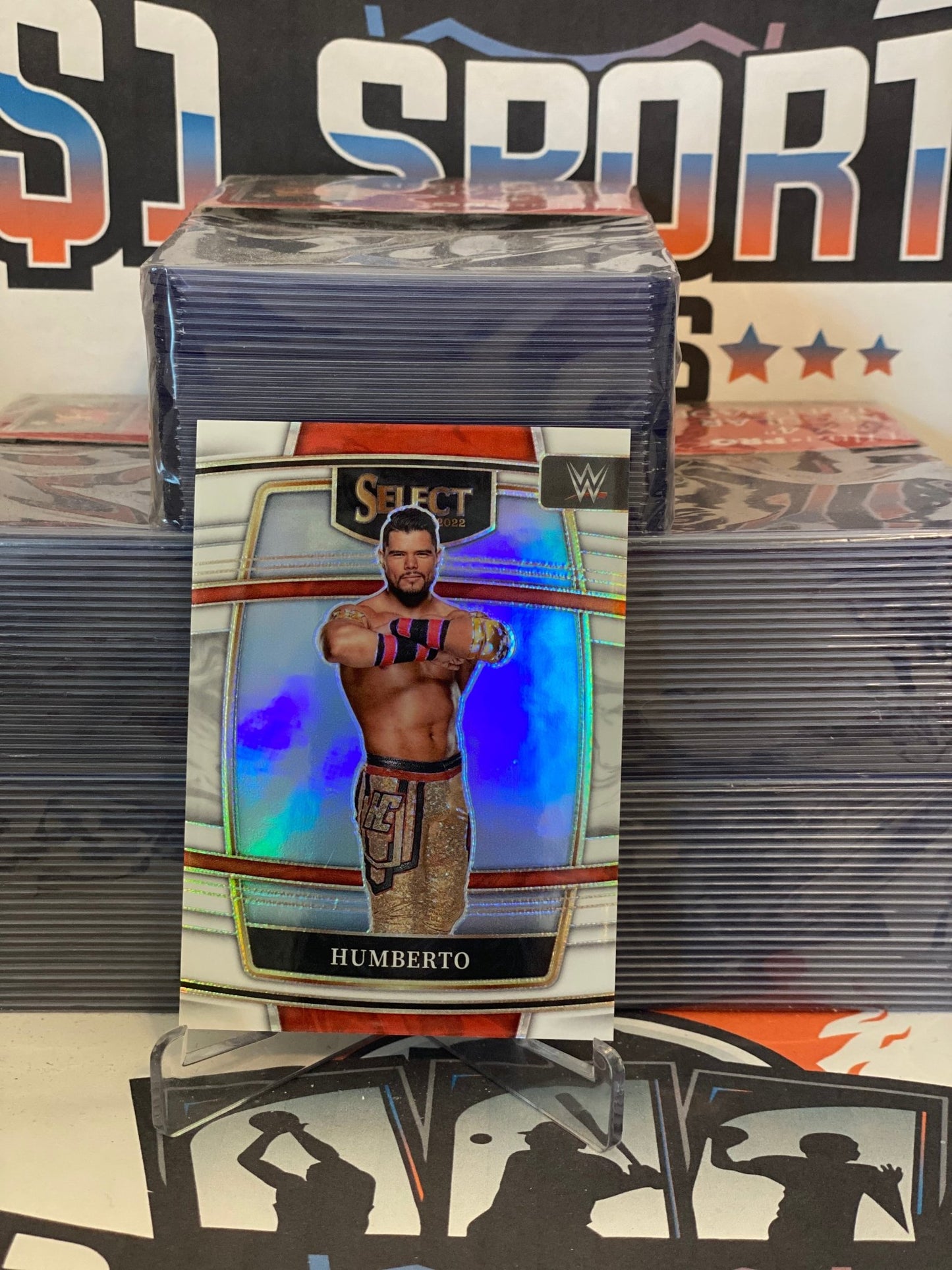 2022 Panini Select WWE (White 29/99) Humberto #79