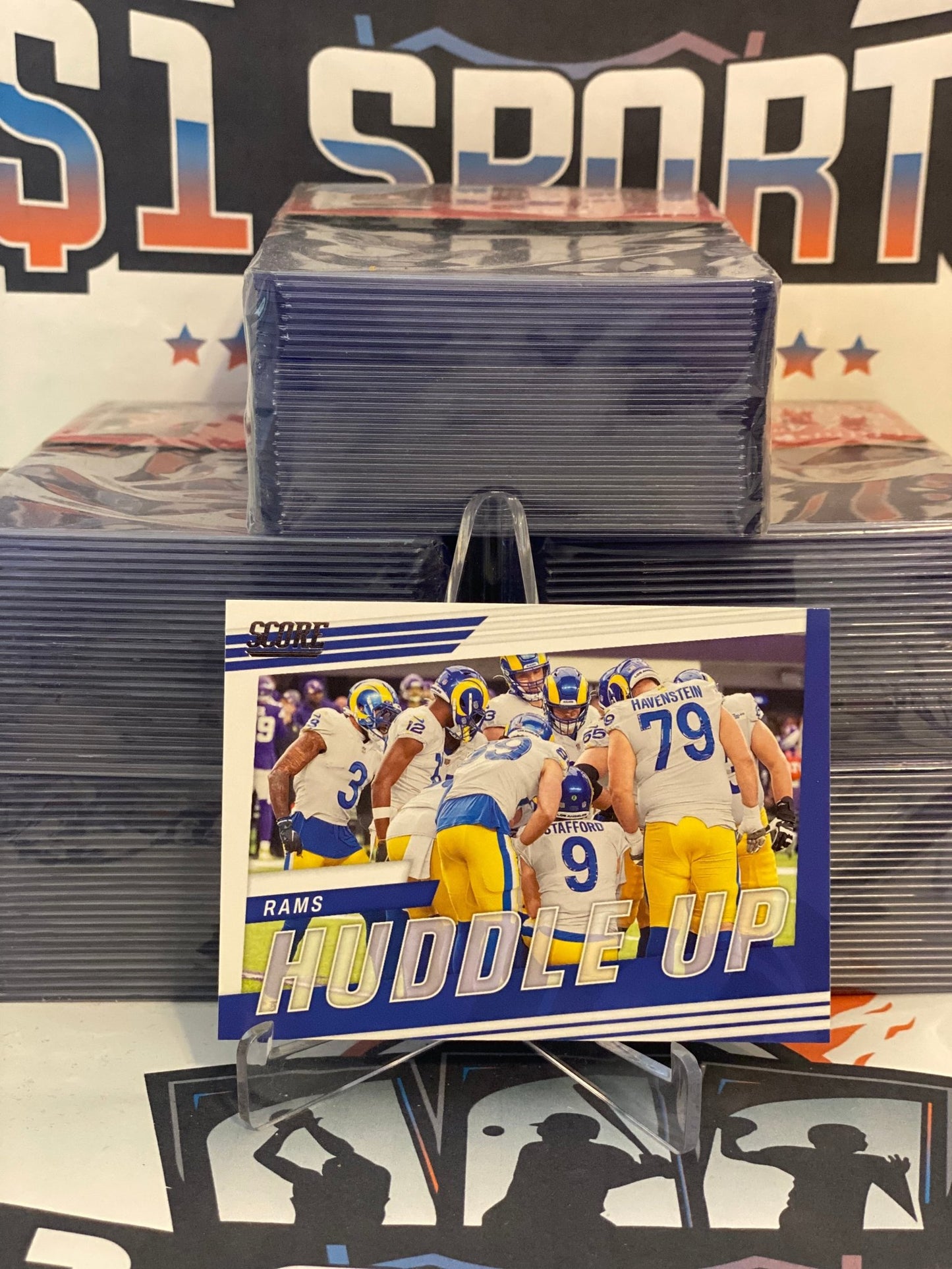 2022 Score (Huddle Up) Matthew Stafford #HU-LA