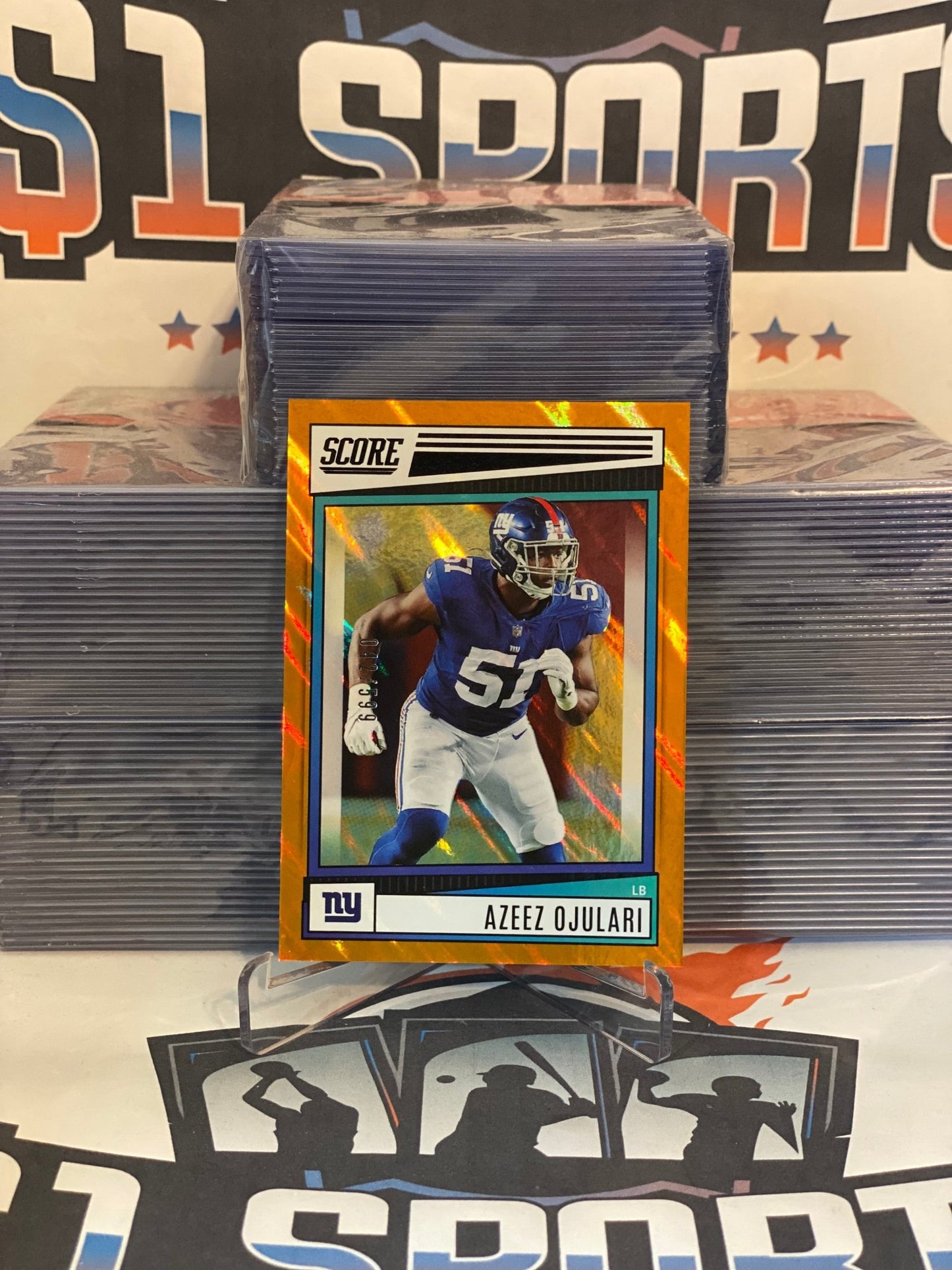 2022 Score (Orange 042/599) Azeez Ojulari #237