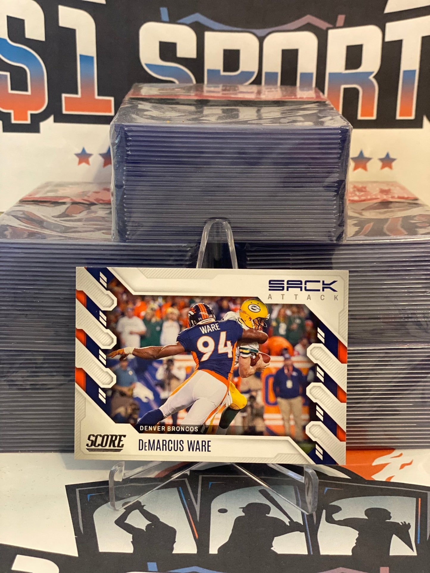 2022 Score (Sack Attack) DeMarcus Ware #SA-DW