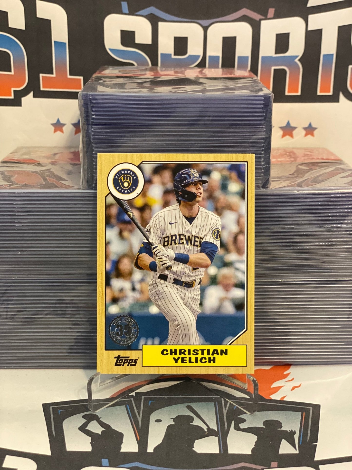 2022 Topps (1987 Redux) Christian Yelich #T87-71
