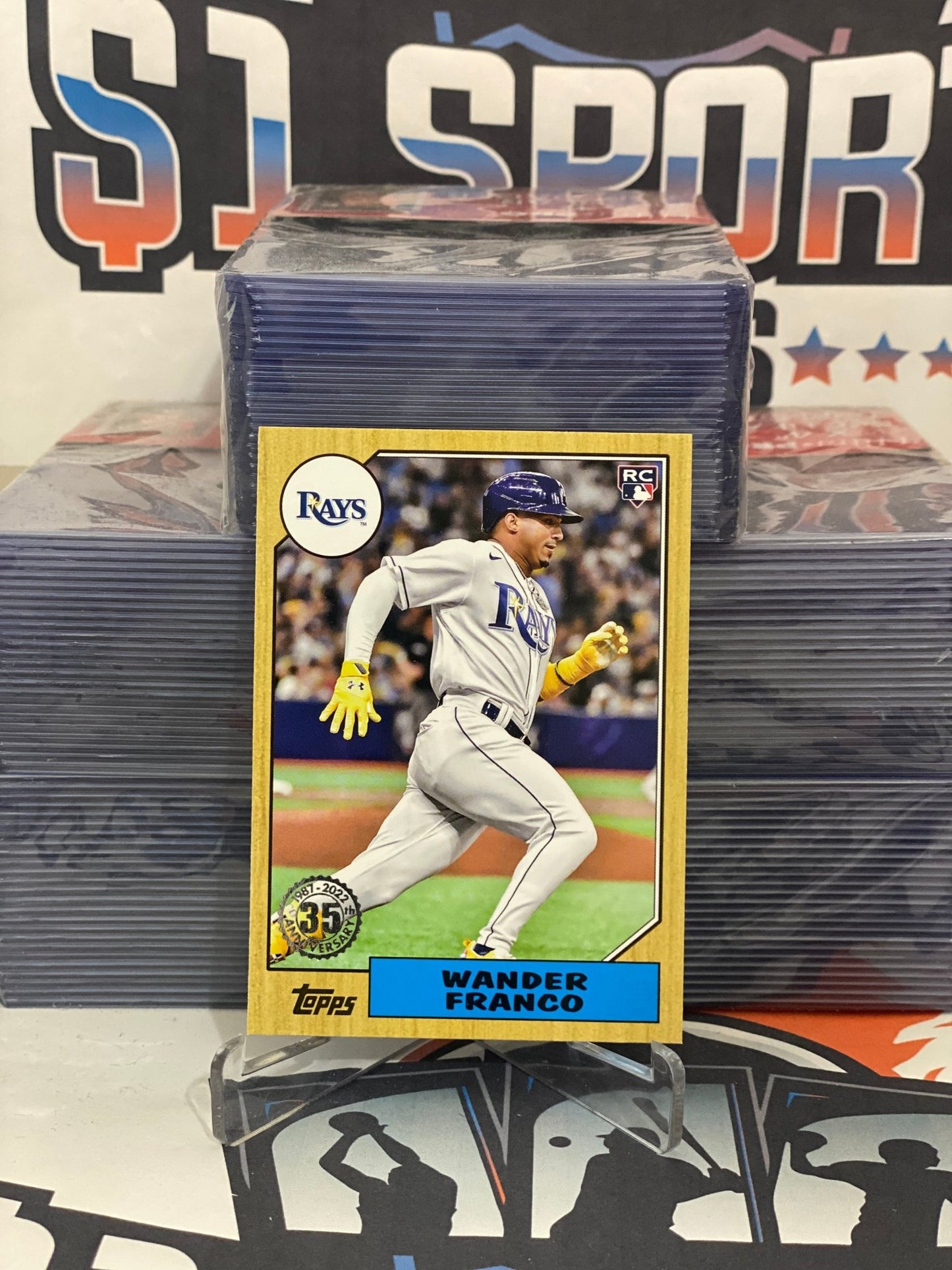 2022 Topps (1987 Redux) Wander Franco Rookie #87TB-1