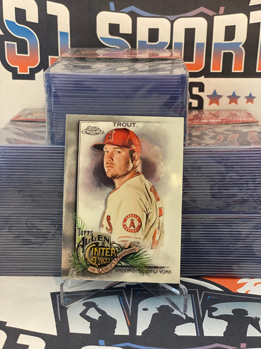 2022 Topps Allen & Ginter Chrome Mike Trout #35