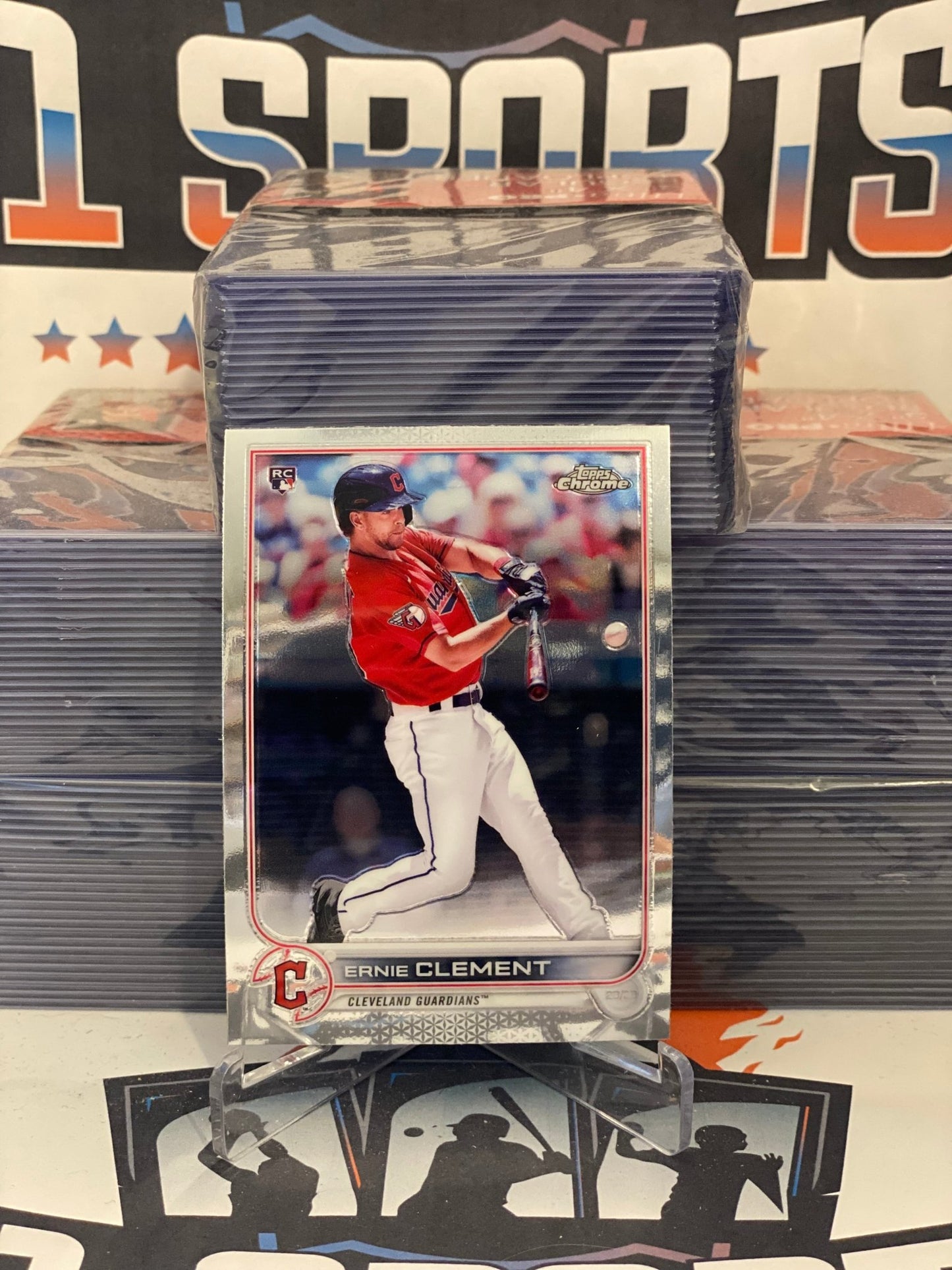 2022 Topps Chrome Ernie Clement Rookie #145