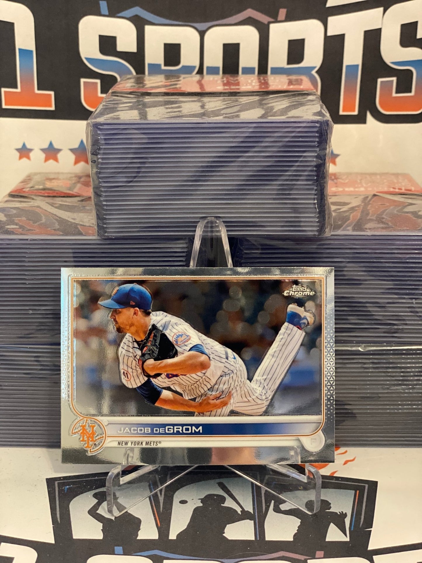 2022 Topps Chrome Jacob DeGrom #125