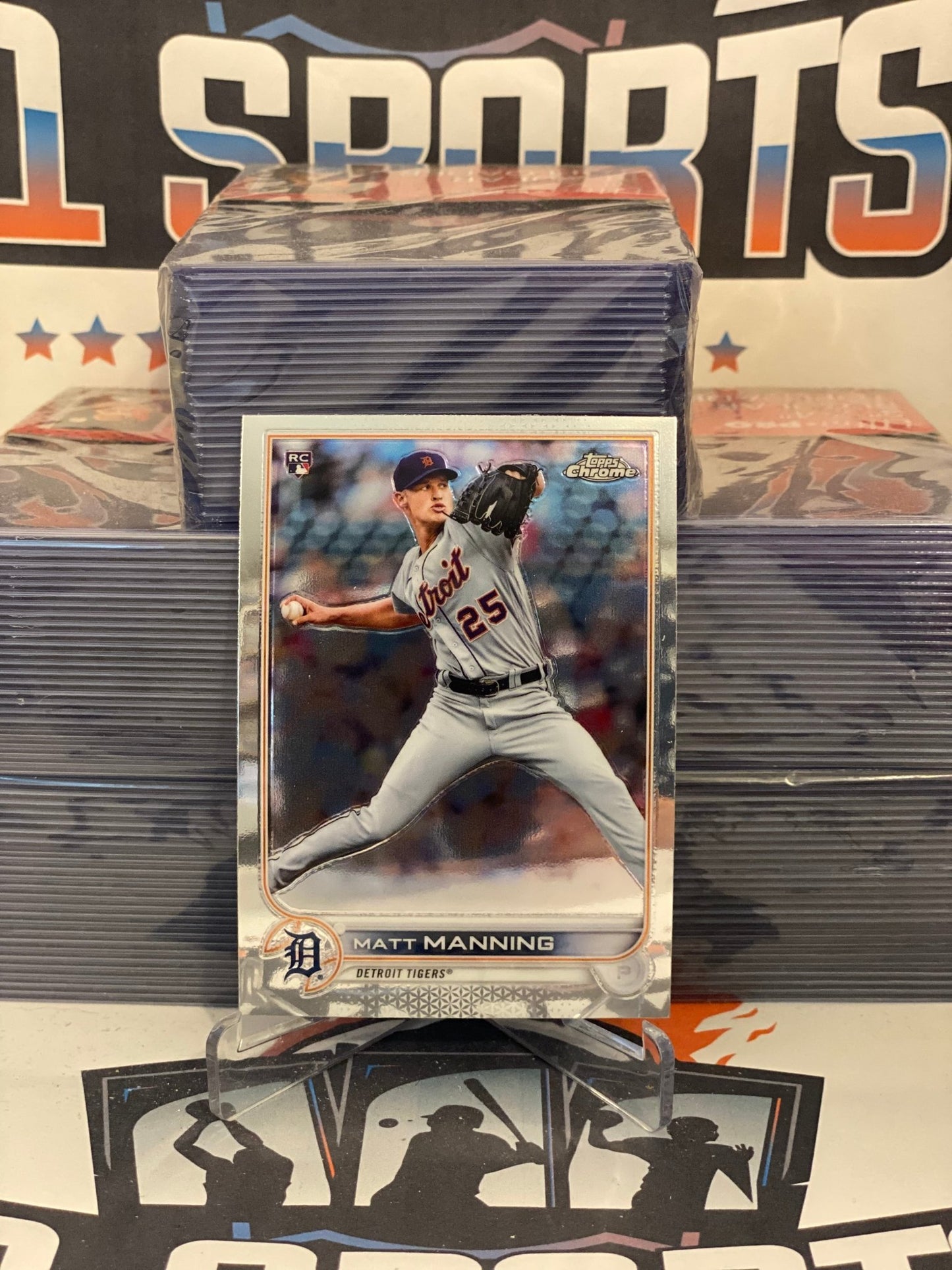 2022 Topps Chrome Matt Manning Rookie #57