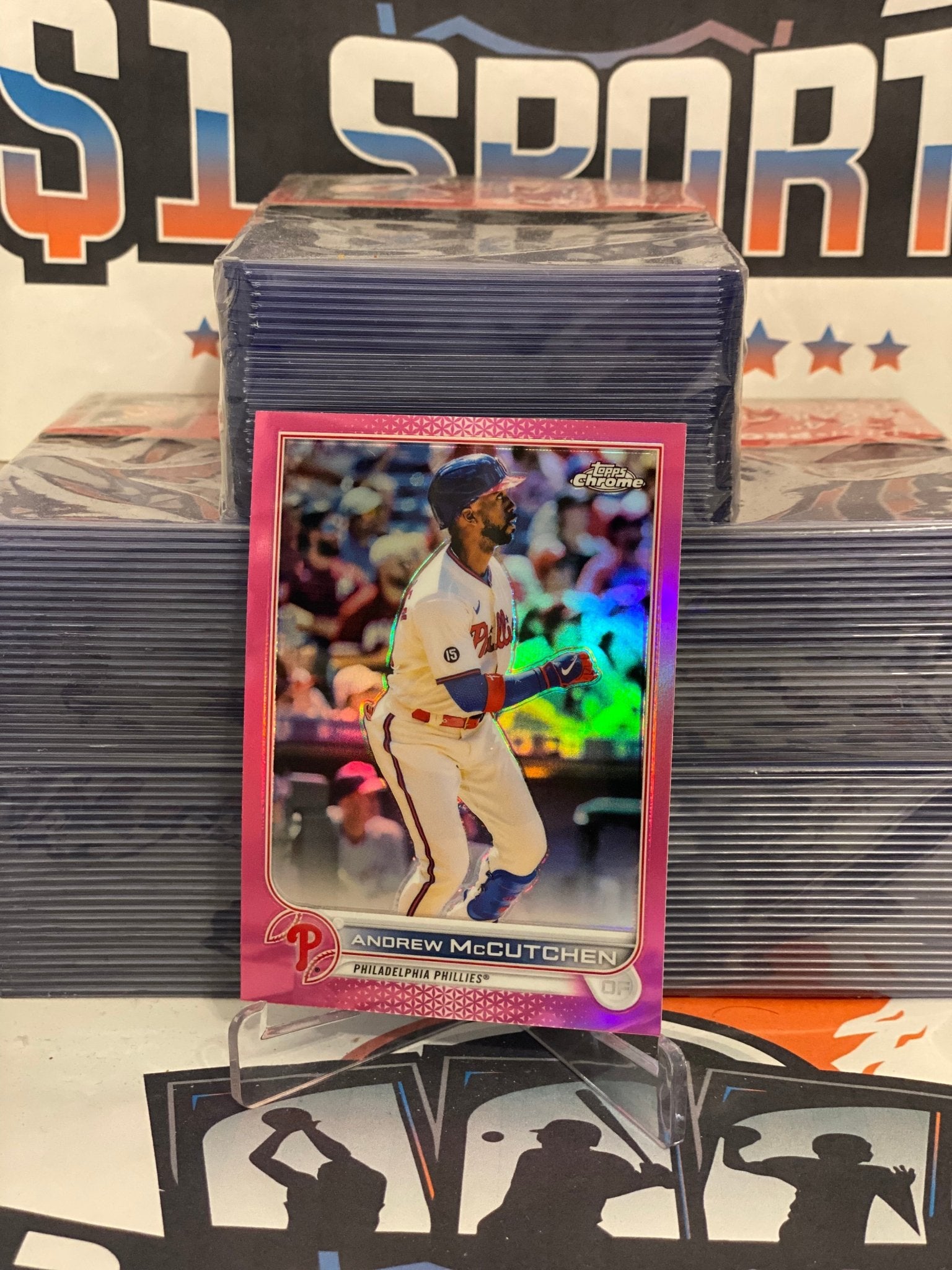 Andrew McCutchen 2022 Topps Chrome Baseball # 153 Refractor