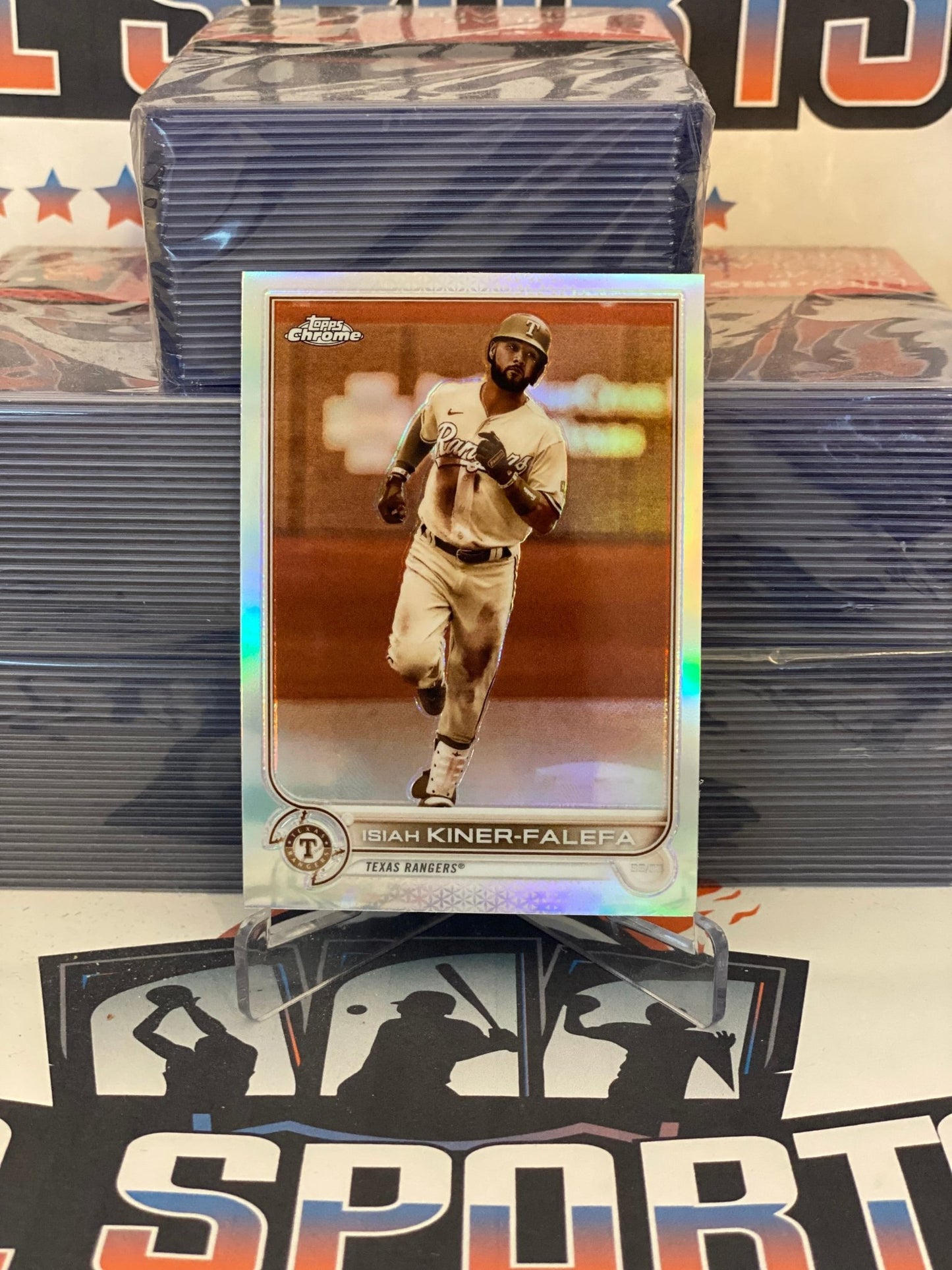 2022 Topps Chrome (Sepia Refractor) Isiah Kiner-Falefa #192