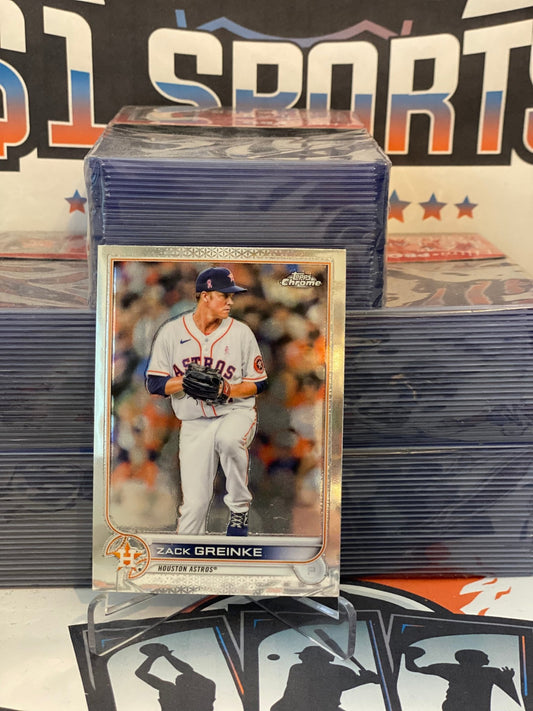 2022 Topps Chrome Zack Greinke #5