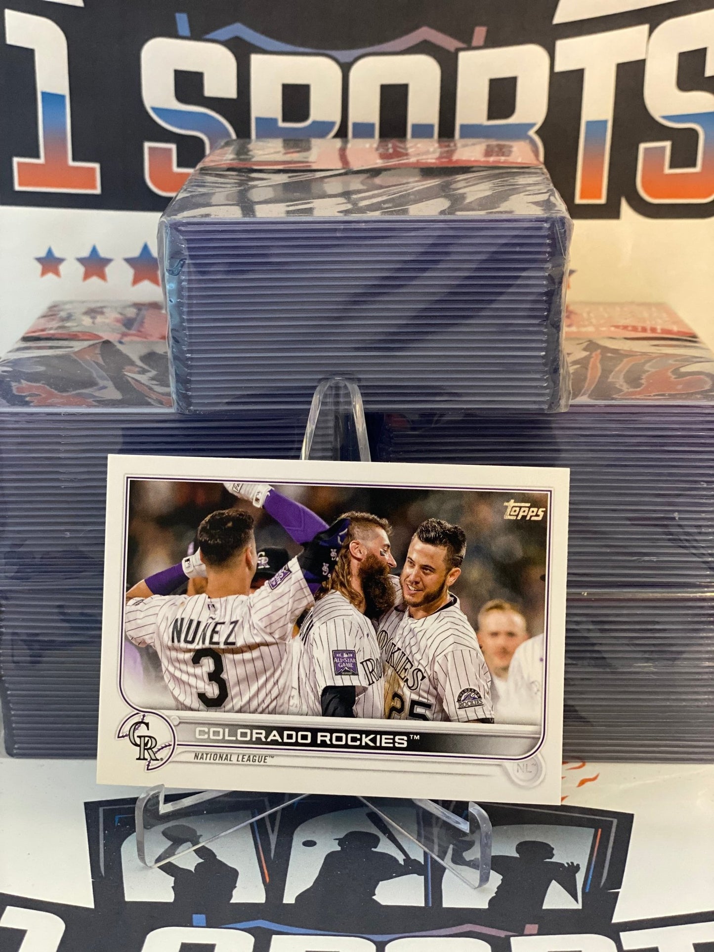 2022 Topps Colorado Rockies Team Card #222