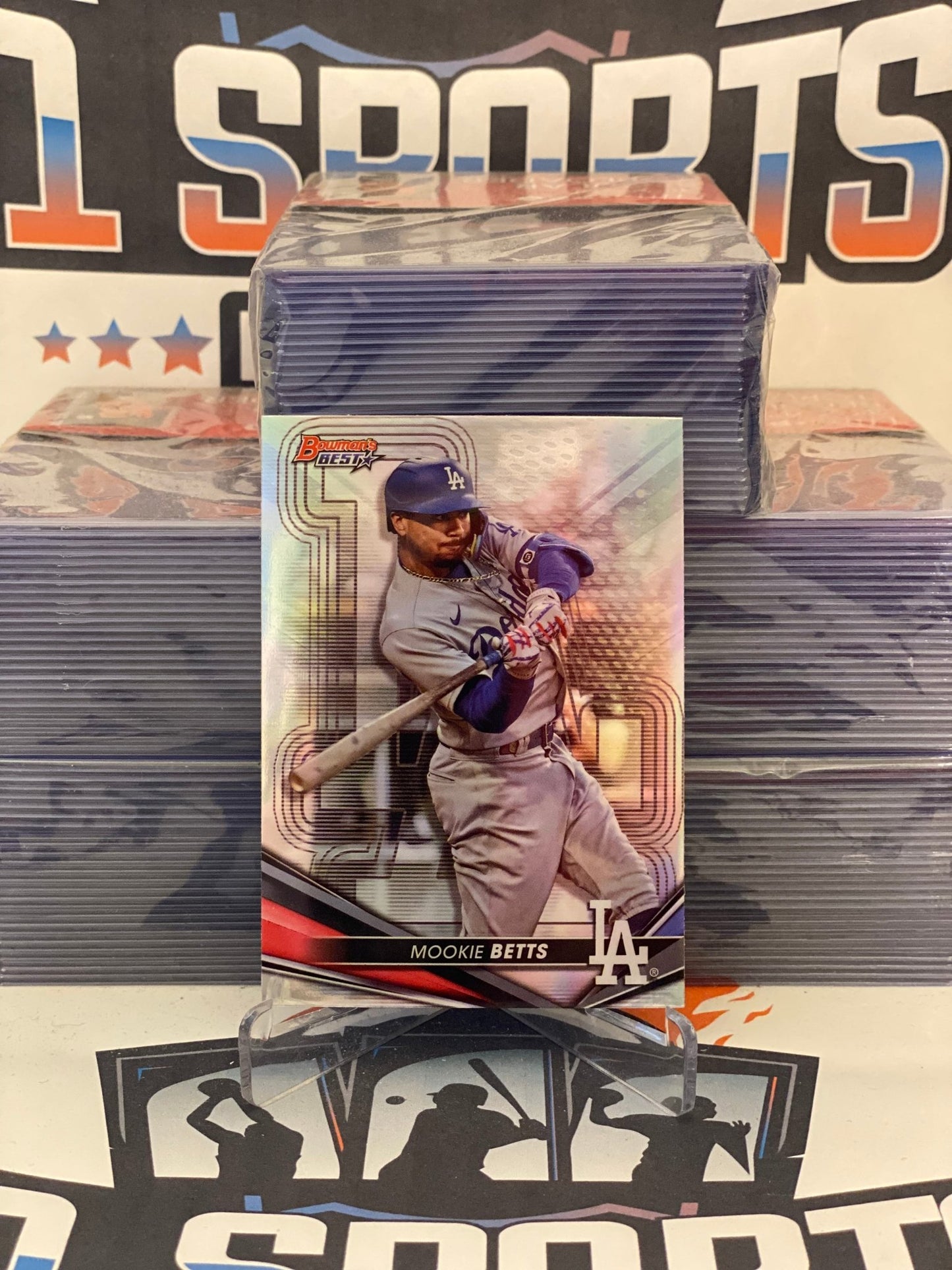 2022 Topps Finest (Refractor) Mookie Betts #28