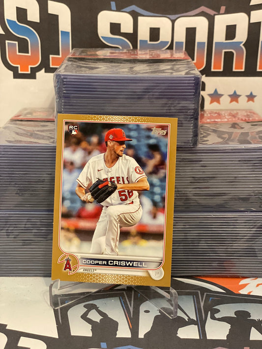 2022 Topps (Gold 0735/2022) Cooper Criswell Rookie #521